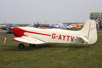 G-AYTV @ EGBR - Jurca MJ-2D Tempete  at The Real Aeroplane Club's Spring Fly-In, Breighton Airfield, April 2013. - by Malcolm Clarke