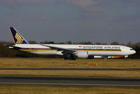 9V-SWN @ EGCC - Singapore Airlines - by Chris Hall