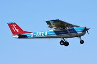 G-AVZU @ EGSH - On final approach to runway 09.