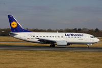 D-ABEN @ EGCC - Lufthansa - by Chris Hall
