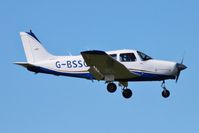 G-BSSC @ EGSH - On finals.