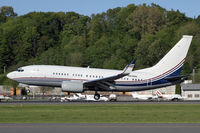 N836BA @ BFI - Boeing corporate BBJ - by Duncan Kirk