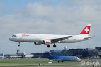 HB-IOL @ EIDW - Landing Rwy 28 at Dublin Airport.