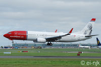 LN-NOC @ EIDW - Landing Rwy 28 at Dublin Airport.