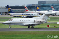 G-KLNE @ EIDW - Lined up for departure off Rwy 28 at Dublin. - by Noel Kearney