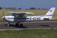 G-ECAD @ EGSH - Arriving at SaxonAir - by Matt Varley