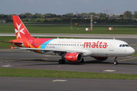 9H-AEK @ EDDL - Air Malta, Airbus A320-211, CN: 2291, Aircraft Name: San Giljan - by Air-Micha