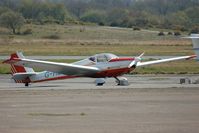 G-HBOS @ EGFH - Visiting Falke SF25 powered sailplane. - by Roger Winser