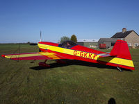 G-GKKI @ - - Lee about to depart Top Farm airstrip. - by Ashley Flynn