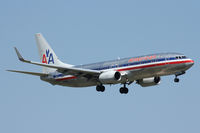 N801NN @ DFW - American Airlines landing at DFW Airport