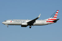 N908NN @ DFW - New Paint - American Airlines landing at DFW Airport - by Zane Adams