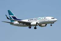 C-FWSY @ DFW - First WestJet flight landing at DFW Airport
