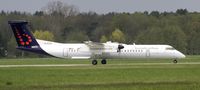 G-ECOI @ EDDV - Landing Runway 09L Hannover (EDDV). - by Derek Flewin
