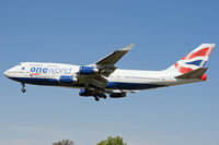 G-CIVC @ EGLL - British Airways, on approach to runway 27L. - by Howard J Curtis