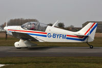 G-BYFM @ EGBR - Jodel DR1050 M1 Excellence(Replica) at The Real Aeroplane Company's Spring Fly-In, Breighton Airfield, April 2013. - by Malcolm Clarke