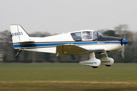 G-BACL @ EGBR - Jodel D-150 Mascaret at The Real Aeroplane Club's Spring Fly-In, Breighton Airfield, April 2013. - by Malcolm Clarke