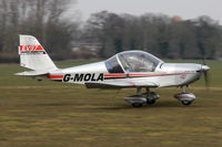 G-MOLA @ EGBR - Cosmik EV-97 Teameurostar UK at The Real Aeroplane Club's Spring Fly-In, Breighton Airfield, April 2013. - by Malcolm Clarke