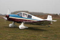 G-AYUT @ EGBR - Jodel DR-1050 Ambassadeur at The Real Aeroplane Club's Spring Fly-In, Breighton Airfield, April 2013. - by Malcolm Clarke