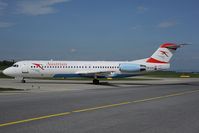 OE-LVJ @ LOWW - Austrian Airlines Fokker 100 with Tyrolean Airways sticker - by Dietmar Schreiber - VAP