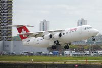 HB-IXO @ EGLC - Just taken off. - by Graham Reeve