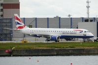 G-LCYN @ EGLC - Parked at London City airport.