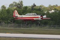 N192YK @ KLAL - Landing on RWY 9R at Sun N Fun 2013 - Lakeland, FL - by Bob Simmermon
