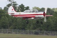 N192YK @ KLAL - Landing on RWY 9 at Sun N Fun 2013 - Lakeland, FL