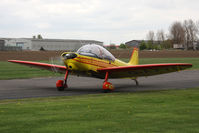 G-AZYS @ EGBR - Scintex CP-301C-1 Emeraude at The Real Aeroplane Club's May-hem Fly-In, Breighton Airfield, May 2013. - by Malcolm Clarke