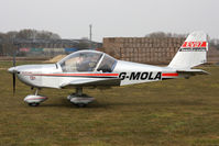 G-MOLA @ EGBR - Cosmik EV-97 TeamEurostar UK at The Real Aeroplane Club's Spring Fly-In, Breighton Airfield, April 2013. - by Malcolm Clarke