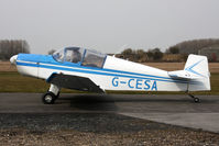 G-CESA @ EGBR - Jodel DR1050 at The Real Aeroplane Club's Spring Fly-In, Breighton Airfield, April 2013. - by Malcolm Clarke