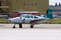 C-GQQC @ CYWG - Beech D95A Travel Air [TD-676] Winnipeg-International~C 25/07/2008. - by Ray Barber