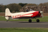 G-AYTV @ EGBR - Cessna 150M  at The Real Aeroplane Club's May-hem Fly-In, Breighton Airfield, May 2013. - by Malcolm Clarke
