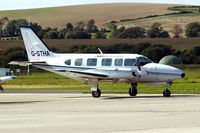 G-STHA @ EGKA - Piper PA-31-350 Navajo Chieftain [31-8052077] Shoreham~G 27/08/2007