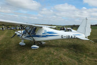 G-IBAZ @ EGHP - at the LAA Microlight Trade Fair, Popham - by Chris Hall