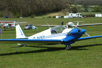 G-AVNY @ EGHP - at the LAA Microlight Trade Fair, Popham - by Chris Hall