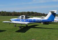 G-BGRR @ EGHP - Piper Tomahawk at Popham. Ex OO-FLT - by moxy