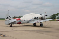 N77TX @ HAE - Sharing the ramp with a bunch of antique Cessnas