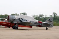N77TX @ HAE - Sharing the ramp with a bunch of antique Cessnas
