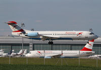 OE-LVM @ LOWW - Austrian Fokker 100 - by Thomas Ranner