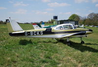 G-BCKS @ EGHP - Fuji FA-200-180 at Popham. - by moxy