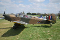 G-ANXR @ EGHP - Percival Proctor IV at Popham. Ex RAF RM221 - by moxy