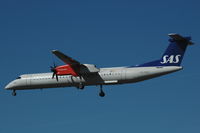 LN-RDC @ ESSA - SAS Dash-8-400 approaching Stockholm Arlanda airport, Sweden. - by Henk van Capelle