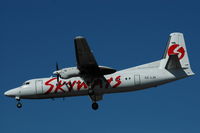 SE-LJH @ ESSA - Skyways Fokker 50 approaching Stockholm Arlanda airport, Sweden. - by Henk van Capelle