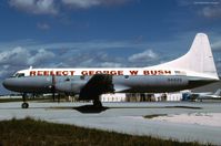 N41626 @ KOPF - Miami Air Leasing - special titles Re-elect George W Bush - aircraft w/o near North Miami in lake. - by Joe Fernandez Imaging