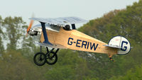 G-ERIW @ EGTH - G-ERIW departing Shuttleworth Flying Day and LAA Party in the Park, May 2013. - by Eric.Fishwick