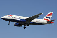 G-EUOB @ EGLL - British Airways, on approach to runway 27L. - by Howard J Curtis