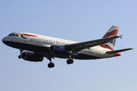 G-EUOI @ EGLL - British Airways, on approach to runway 27L. - by Howard J Curtis