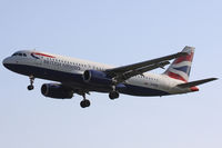 G-EUUE @ EGLL - British Airways, on approach to runway 27L. - by Howard J Curtis