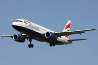 G-EUYD @ EGLL - British Airways, on approach to runway 27L. - by Howard J Curtis
