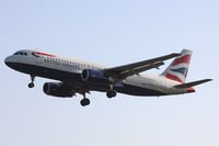 G-EUYJ @ EGLL - British Airways, on approach to runway 27L. - by Howard J Curtis